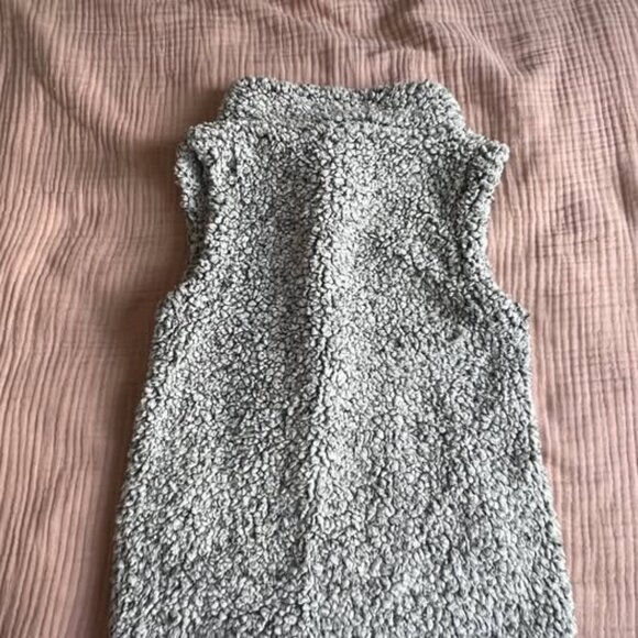 Dylan Women's Sherpa Vest, Grey/White, size S - Picture 4 of 4